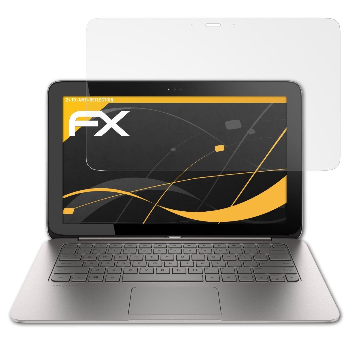 ATFOLIX 2x FX-Antireflex Displayschutz(für HP Pro) x2 Spectre 13