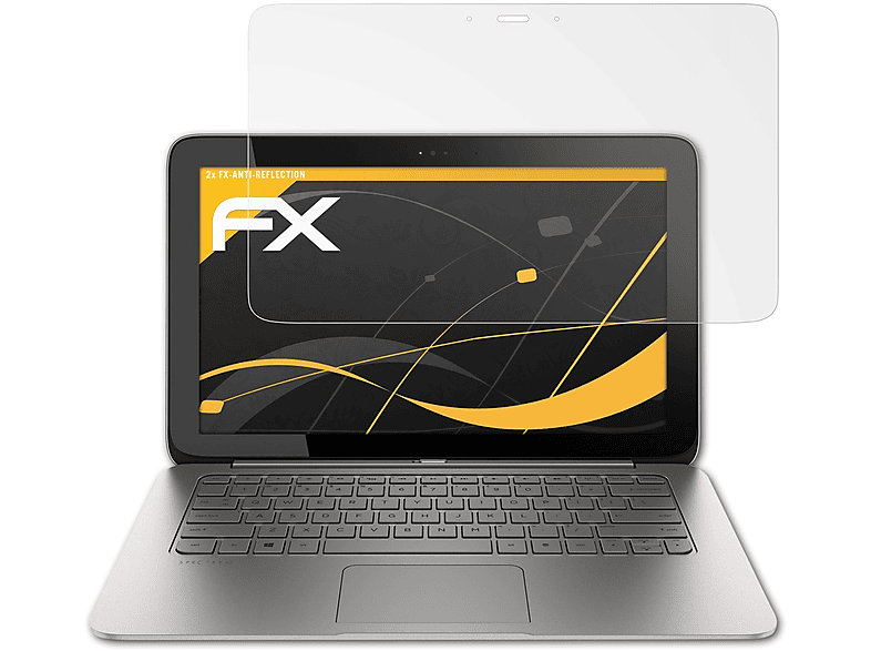 ATFOLIX 2x FX-Antireflex Displayschutz(für HP Pro) x2 Spectre 13
