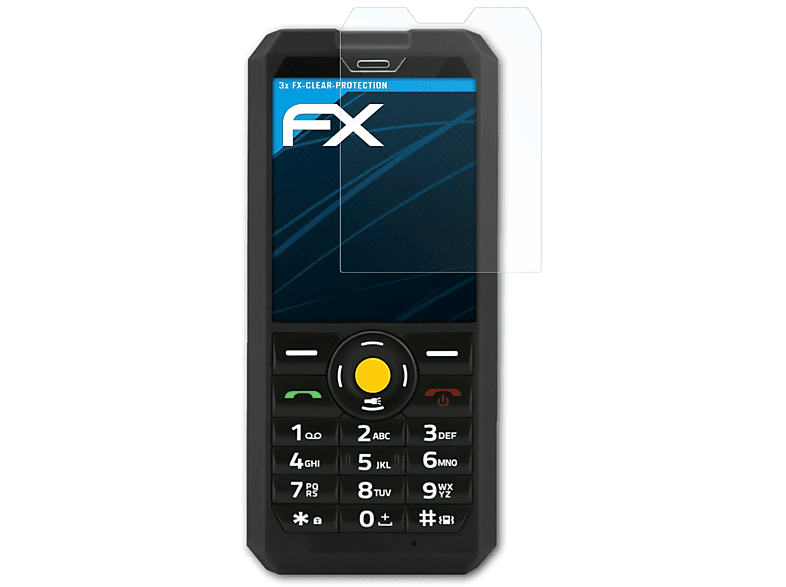 ATFOLIX 3x FX-Clear Displayschutz(für B30) CAT Caterpillar