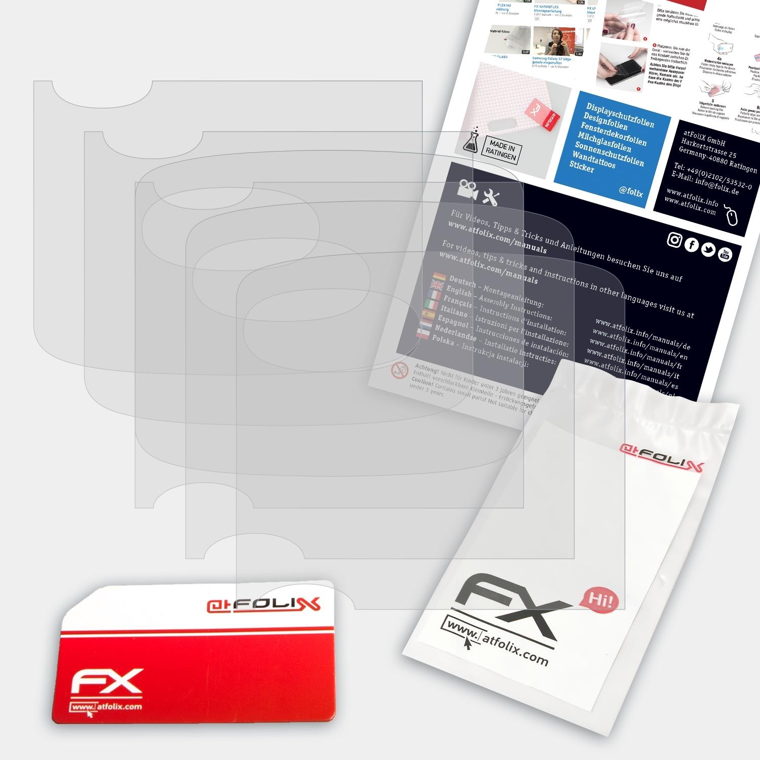 ATFOLIX 3x FX-Antireflex Displayschutz(für Jam) Sandisk Clip