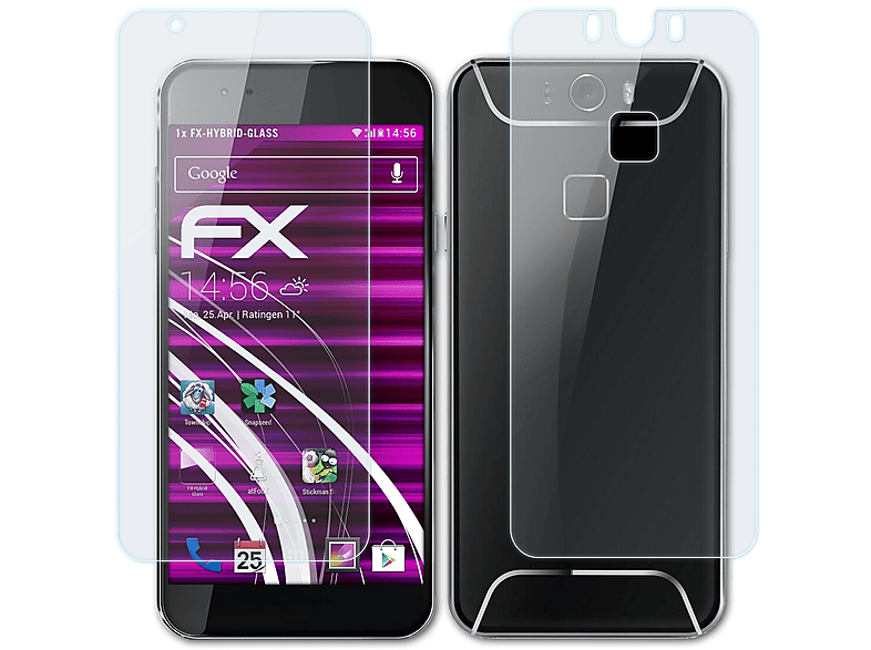 ATFOLIX FX-Hybrid-Glass Schutzglas(für Gigaset ME Pro) | Displayschutzfolien & Gläser