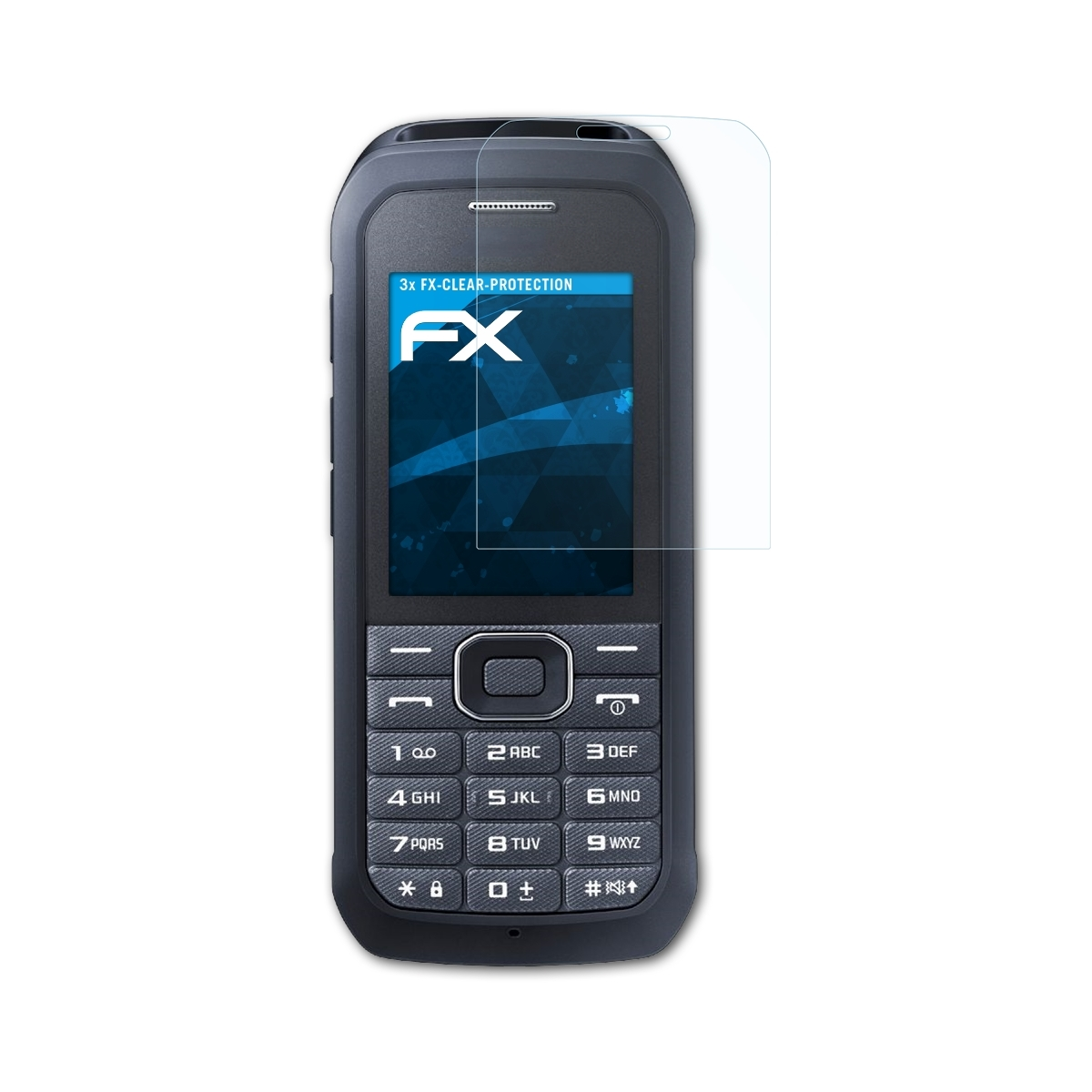 550) ATFOLIX FX-Clear Samsung 3x Xcover Displayschutz(für