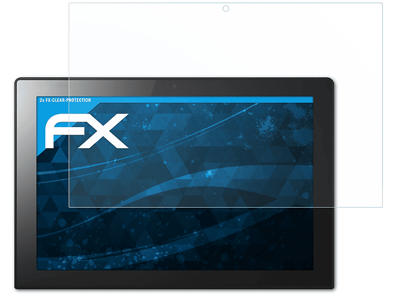 ATFOLIX 2x FX-Clear Displayschutz(für Lenovo IdeaTab Miix 3 10)