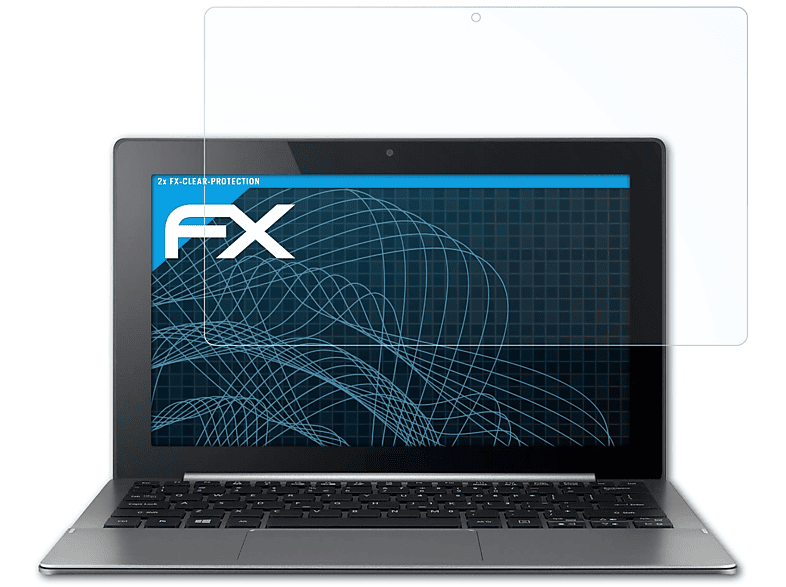 ATFOLIX 2x FX-Clear Displayschutz(für Acer Aspire Switch 11 V (SW5-173))