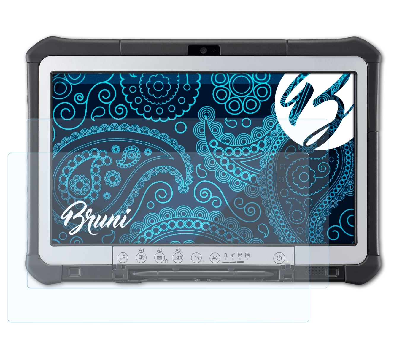 Basics-Clear Schutzfolie(für BRUNI ToughBook Panasonic 2x CF-D1)