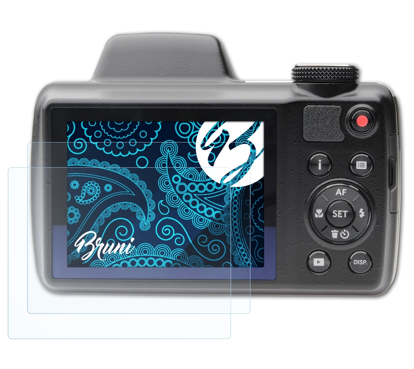 2x PixPro Basics-Clear BRUNI Kodak Schutzfolie(für AZ525)