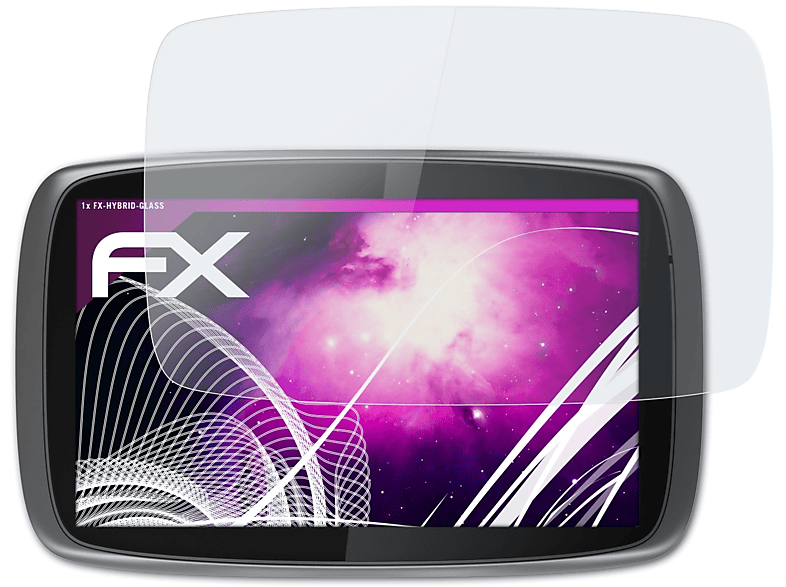 ATFOLIX FX-Hybrid-Glass Schutzglas(für TomTom 610 (2015)) / 6100