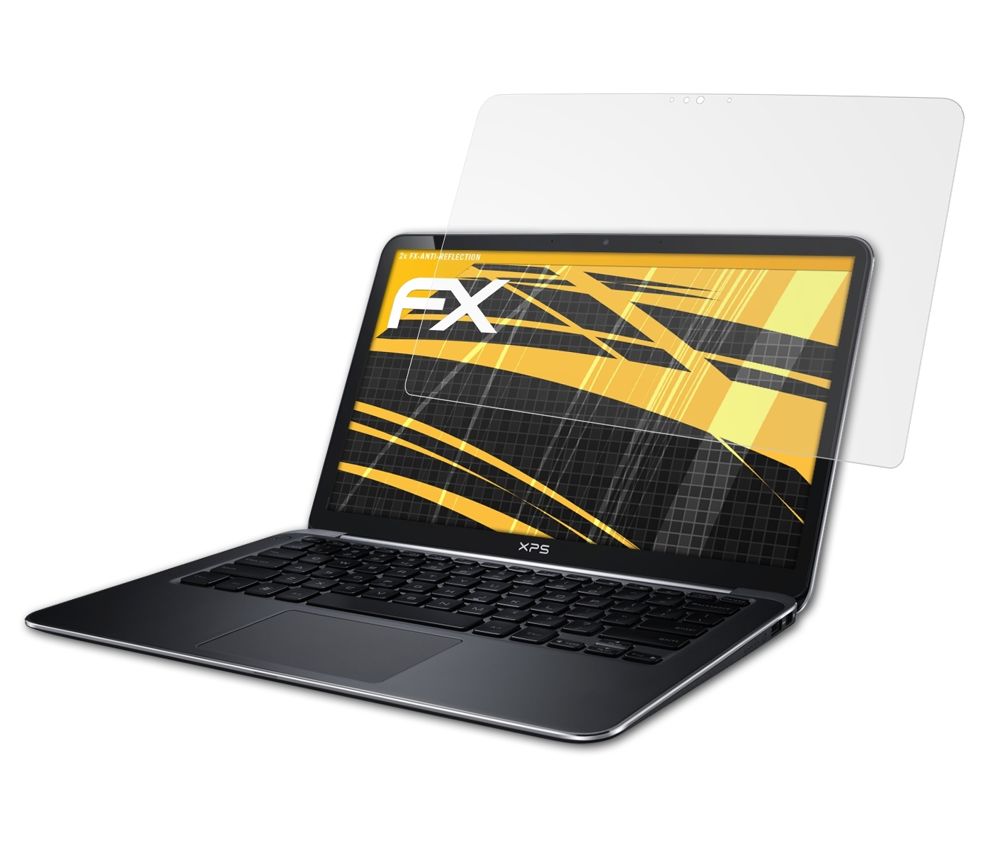 ATFOLIX 2x Version Displayschutz(für 2014)) Ultrabook 13 (9333, XPS Dell FX-Antireflex