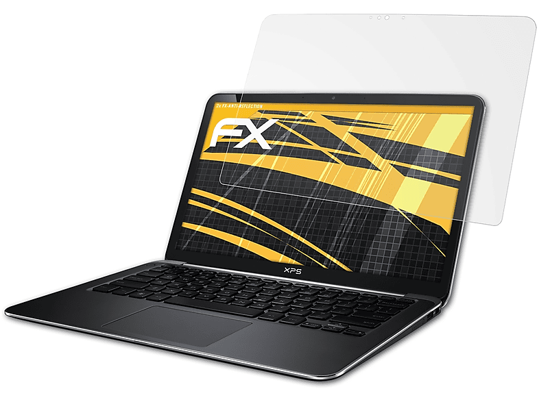 ATFOLIX 2x FX-Antireflex Displayschutz(für Dell XPS 13 Ultrabook (9333, Version 2014)) | Pflege & Schutz