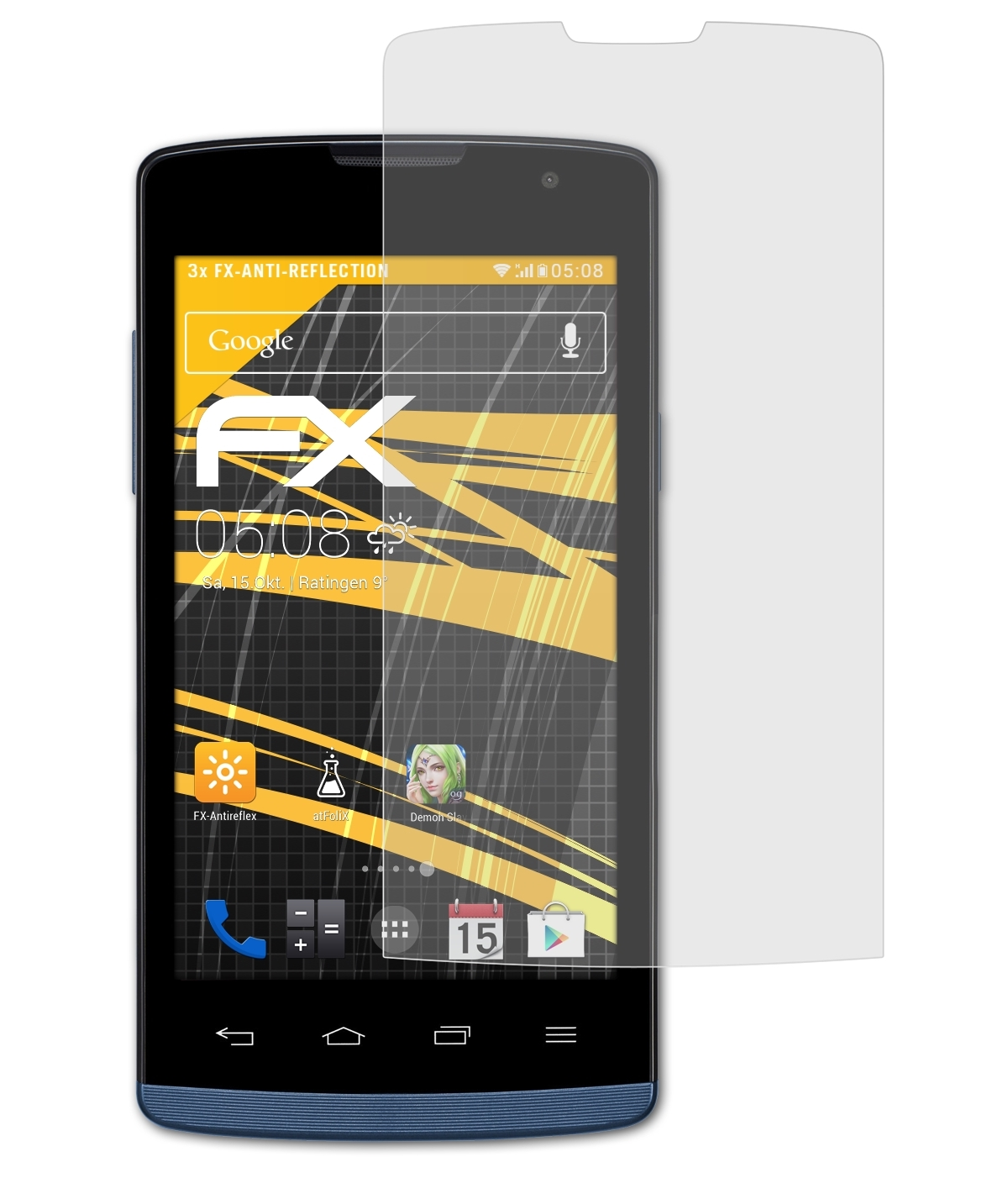 3x Displayschutz(für Joy) ATFOLIX FX-Antireflex LG