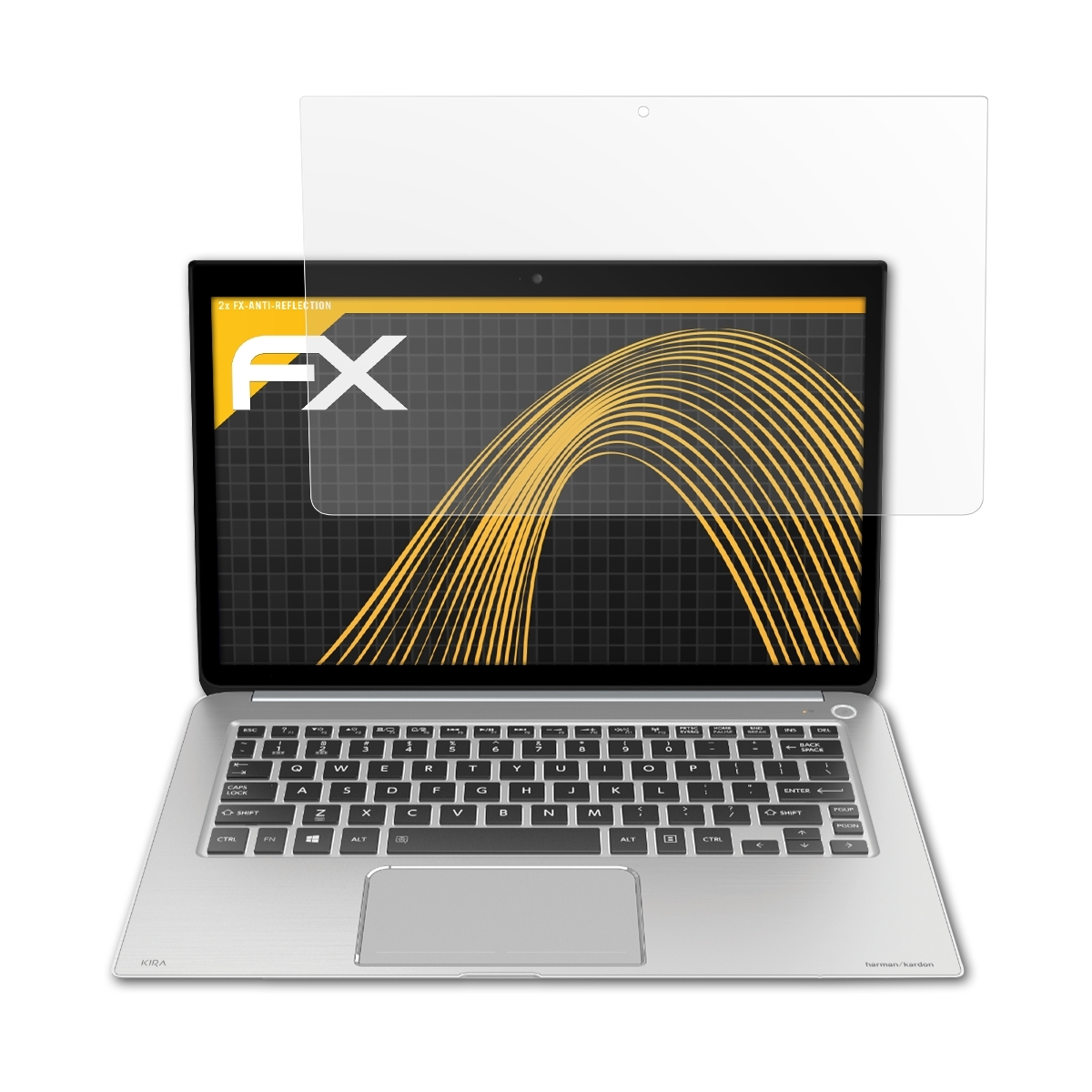 ATFOLIX 2x FX-Antireflex Displayschutz(für Toshiba KIRA-10Q)