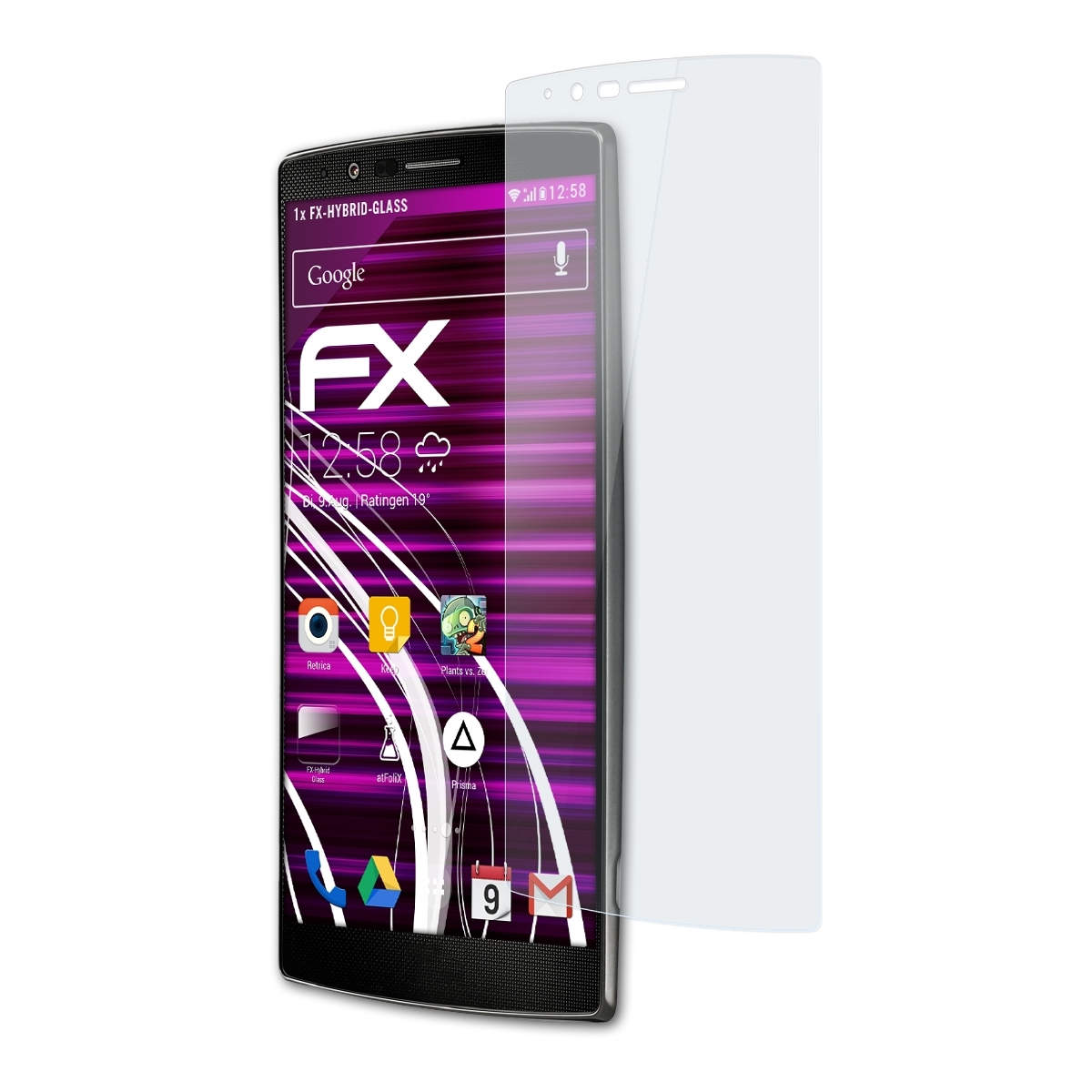 ATFOLIX FX-Hybrid-Glass G4) LG Schutzglas(für