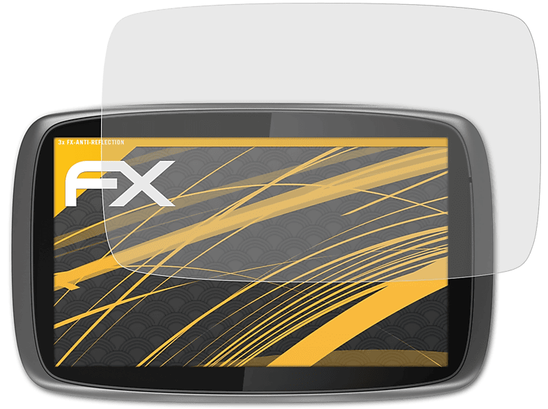 ATFOLIX 3x FX-Antireflex Displayschutz(für TomTom / 610 (2015)) 6100