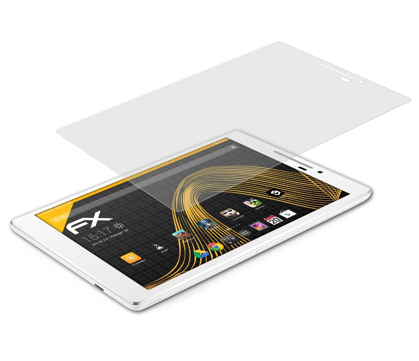 ATFOLIX 2x FX-Antireflex ZenPad (Z370C)) 7.0 Displayschutz(für Asus