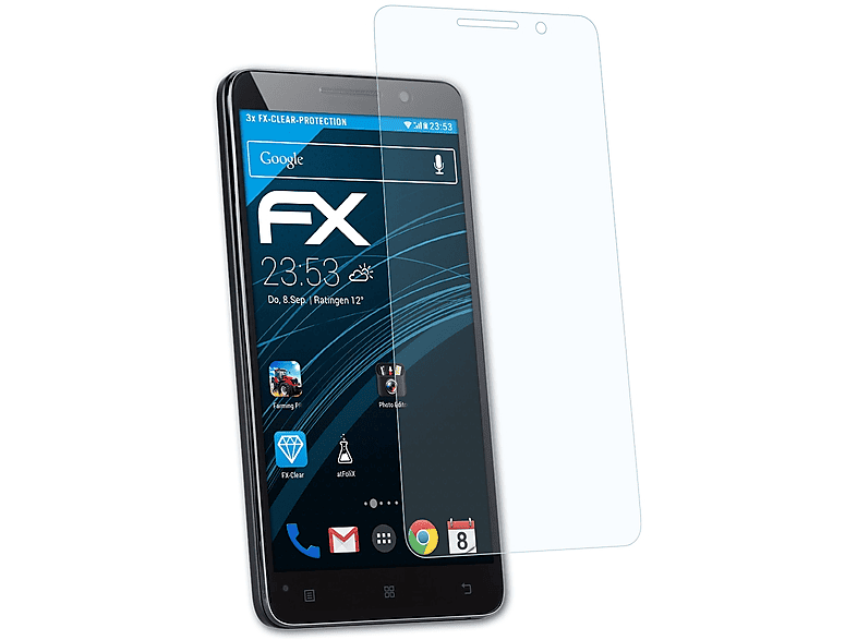 A616) Displayschutz(für ATFOLIX FX-Clear Lenovo 3x