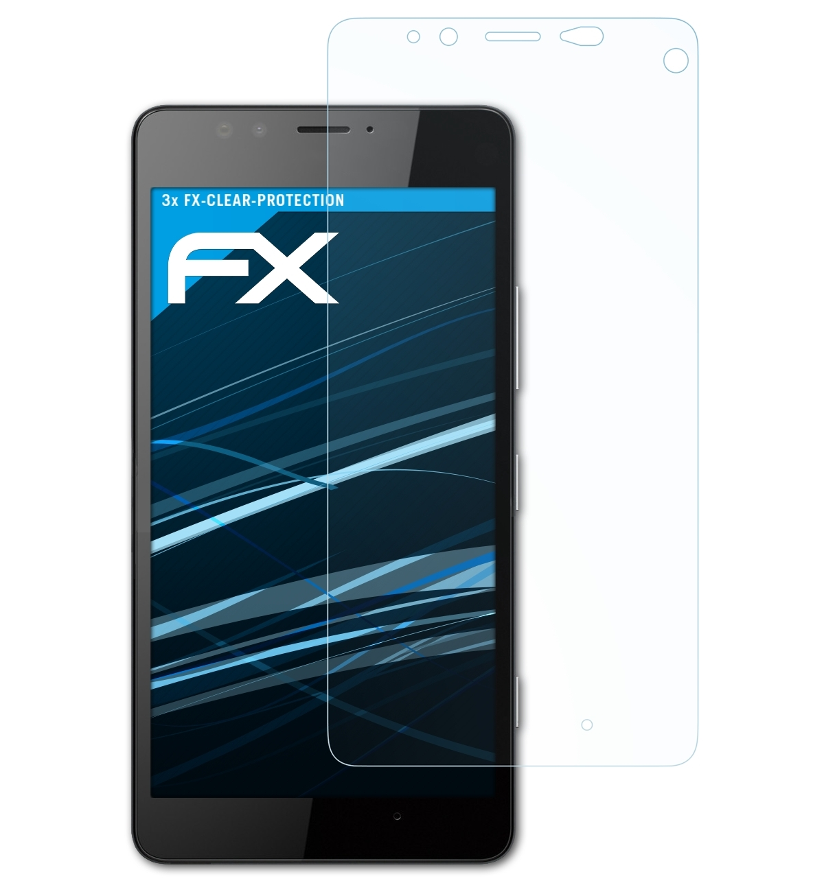 ATFOLIX 3x FX-Clear Displayschutz(für 950) Lumia Microsoft