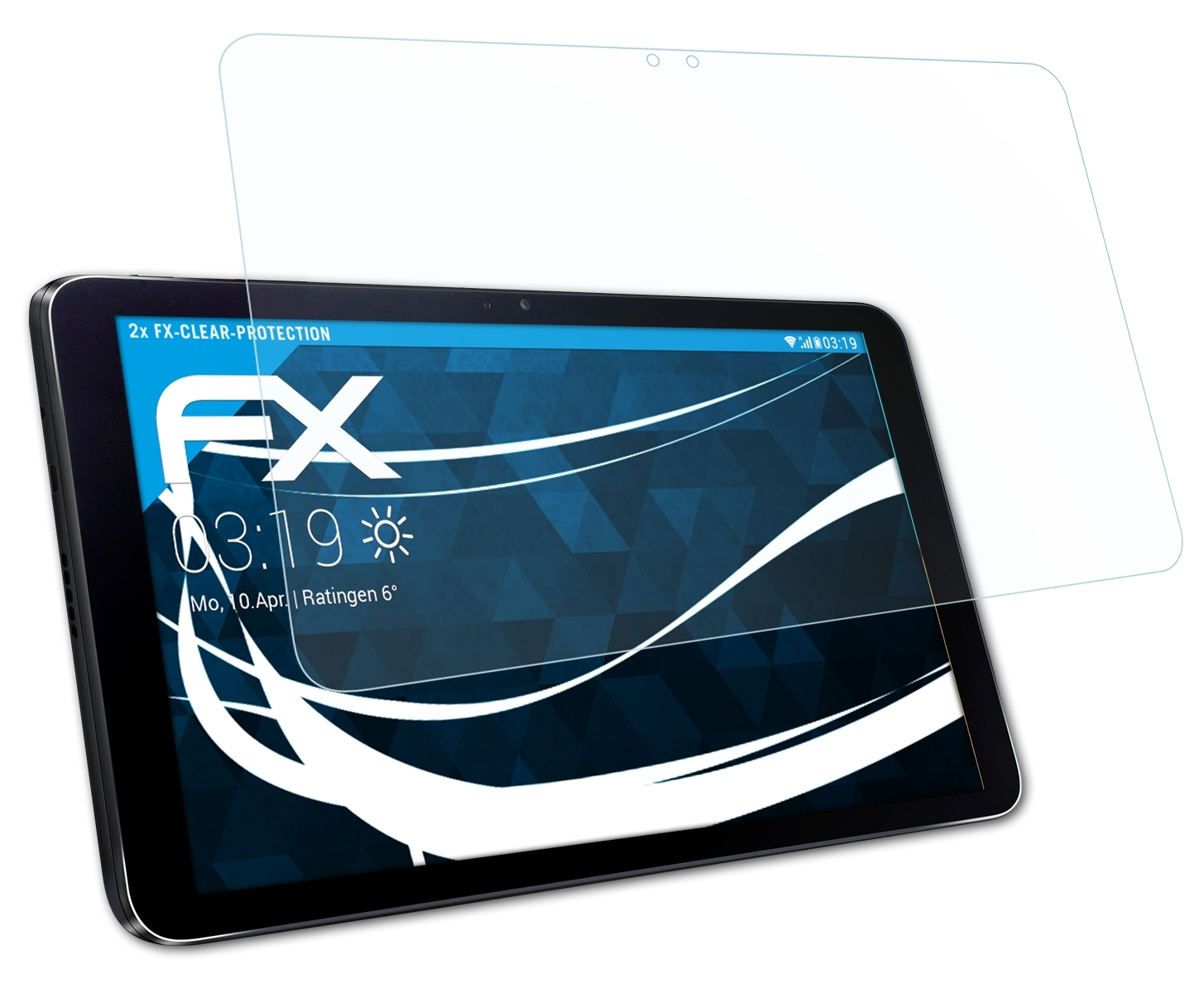 ATFOLIX 2x Displayschutz(für G LG FX-Clear Pad 10.1) II