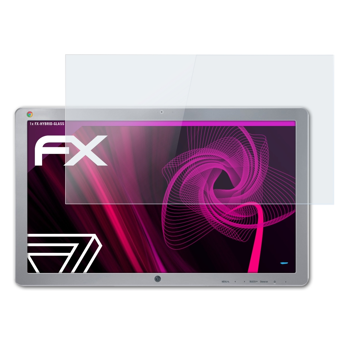 ATFOLIX FX-Hybrid-Glass Schutzglas(für Google ChromeBase (LG)) 22CV241