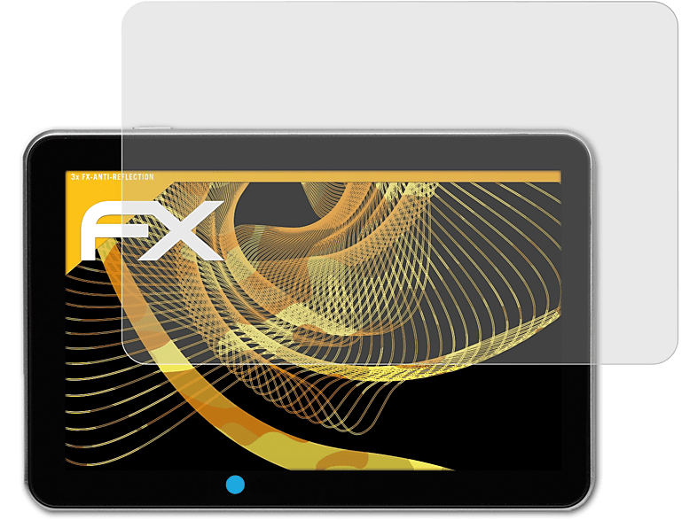 ATFOLIX 3x FX-Antireflex (2015)) TravelPilot LMU 73 EU LMU 74 Displayschutz(für EU Blaupunkt 