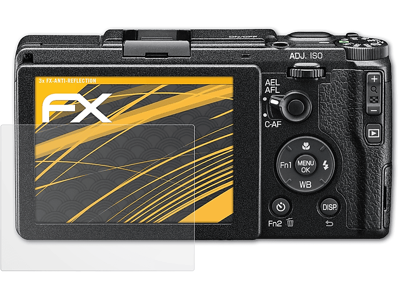 ATFOLIX 3x FX-Antireflex Displayschutz(für Ricoh GR II)