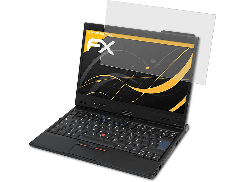 ATFOLIX 2x FX-Antireflex Displayschutz(für Lenovo ThinkPad X220 Tablet)