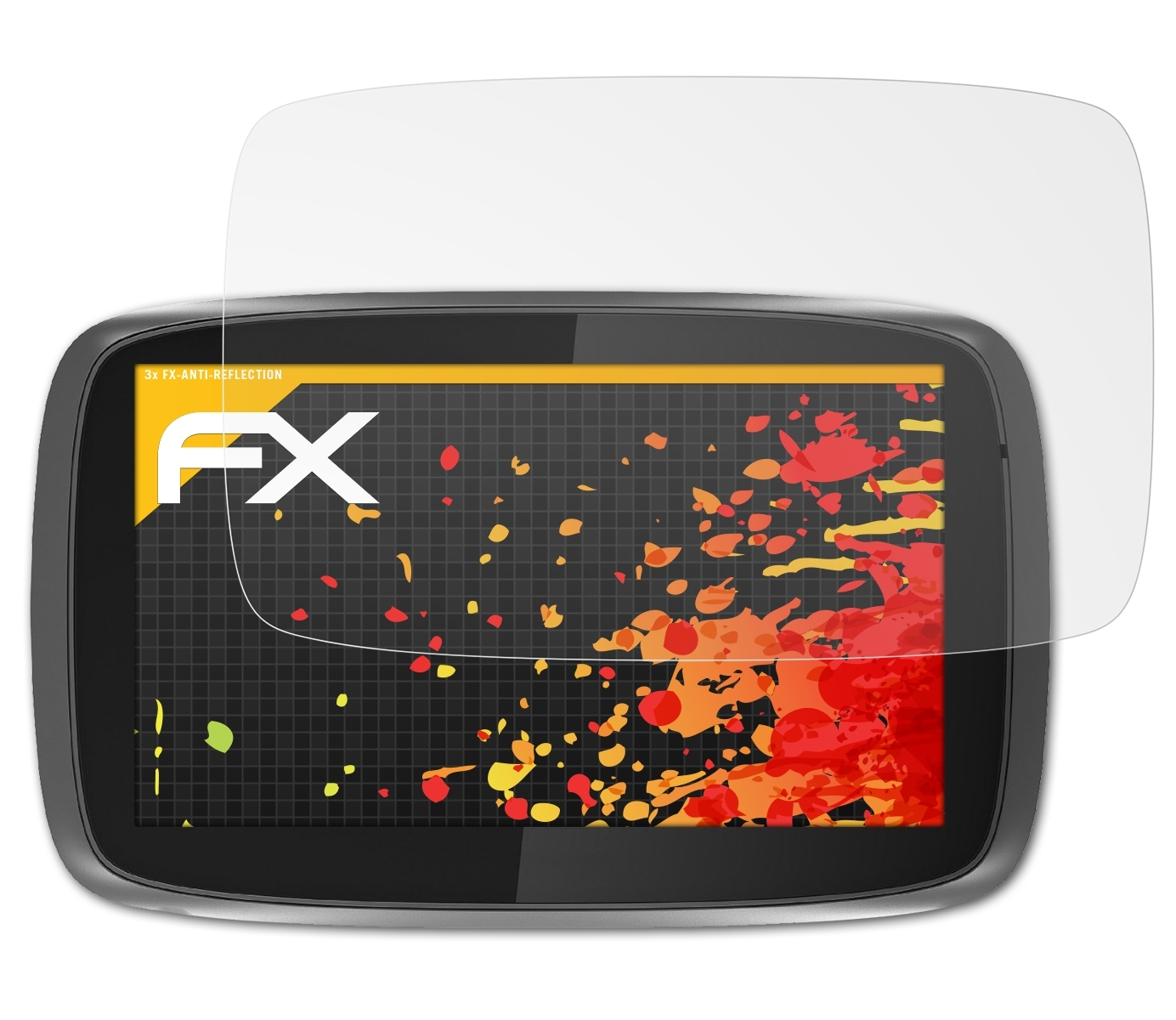 Displayschutz(für ATFOLIX TomTom 5100 GO / FX-Antireflex 510 3x (2015))