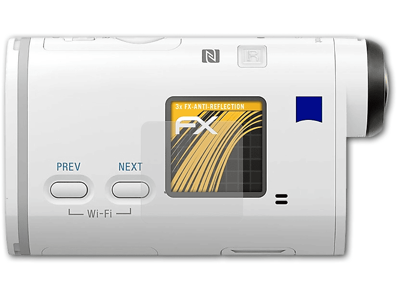 Sony FX-Antireflex 3x FDR-X1000 Displayschutz(für ATFOLIX 4K)