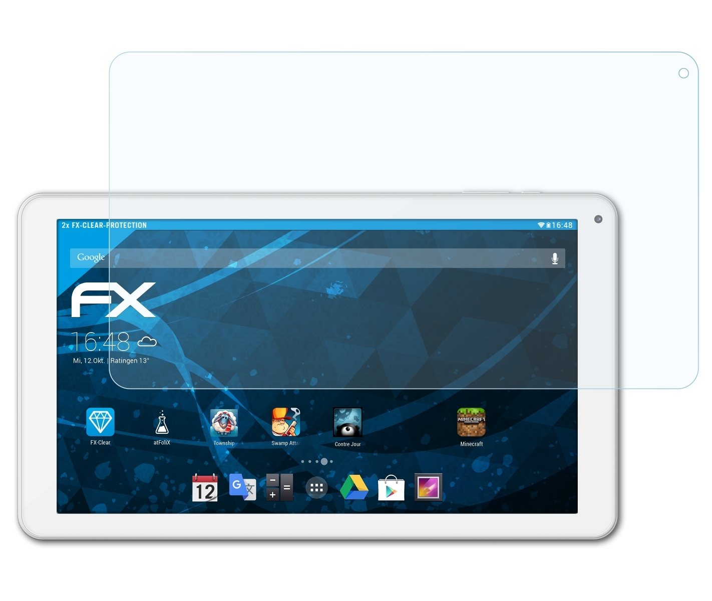 Lite) Archos Xenon 2x 101 Displayschutz(für ATFOLIX FX-Clear