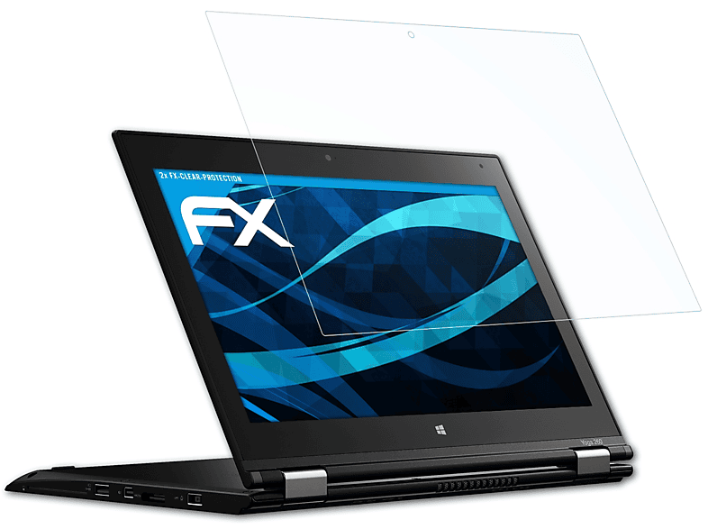 ATFOLIX 2x FX-Clear Displayschutz(für Lenovo ThinkPad Yoga 260)