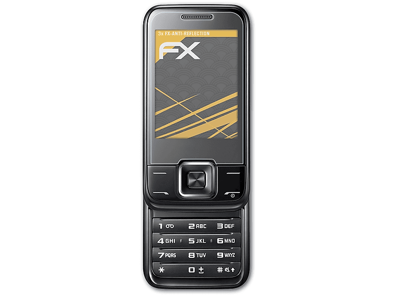 ATFOLIX 3x FX-Antireflex Displayschutz(für Samsung E2600)