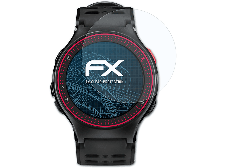 ATFOLIX 3x FX-Clear Displayschutz(für Garmin Forerunner 225)