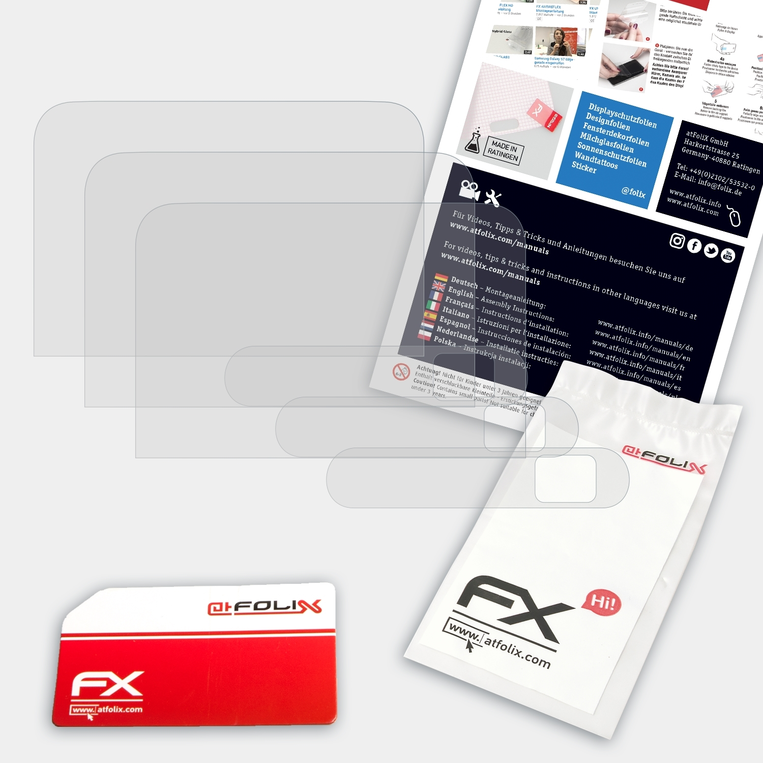 ATFOLIX 3x FX-Antireflex Displayschutz(für ZTE Spro 2)
