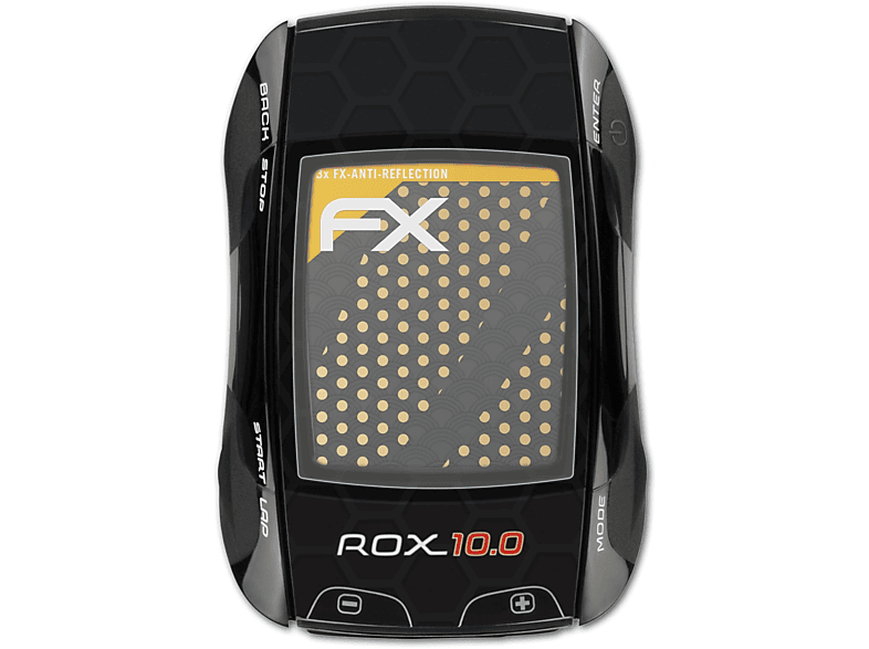 GPS) 3x FX-Antireflex 10.0 Displayschutz(für Rox Sigma ATFOLIX