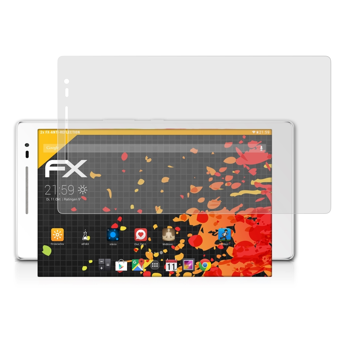 FX-Antireflex ATFOLIX (Z380C)) Asus ZenPad Displayschutz(für 8.0 2x