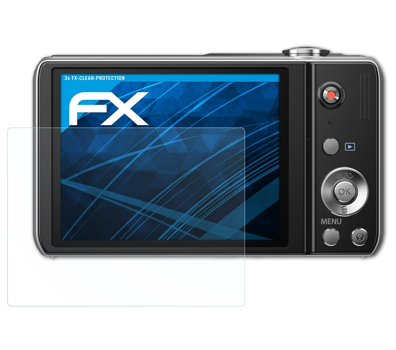 ATFOLIX VR-310) Olympus 3x FX-Clear Displayschutz(für