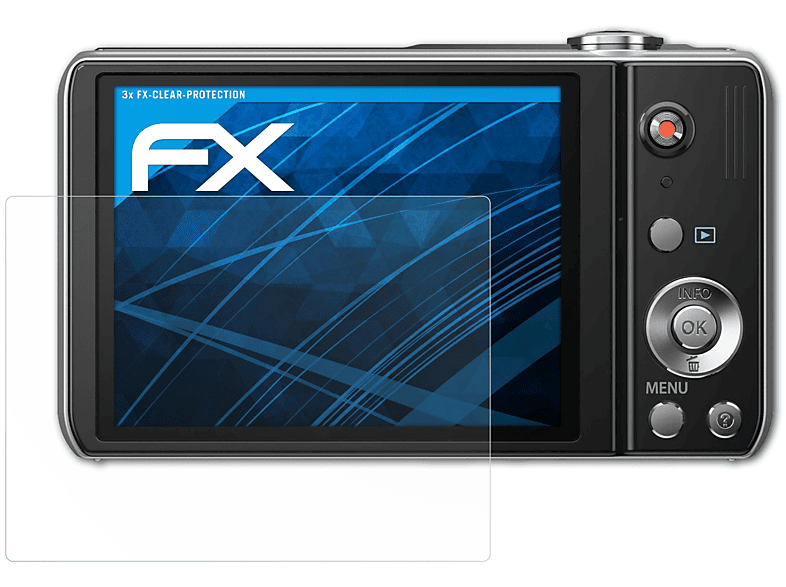 ATFOLIX 3x FX-Clear Displayschutz(für Olympus VR-310)