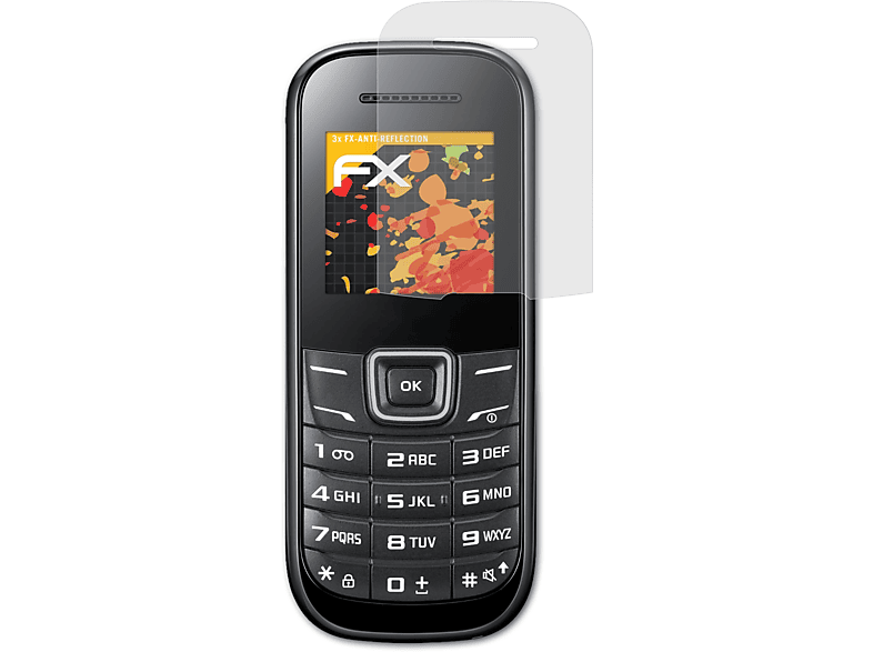 ATFOLIX 3x FX-Antireflex Samsung Displayschutz(für E1200)