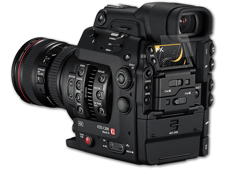 FX-Antireflex Displayschutz(für II) EOS C300 Canon Mark ATFOLIX 3x