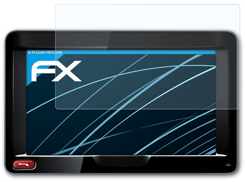50) Displayschutz(für Becker FX-Clear 3x Transit ATFOLIX