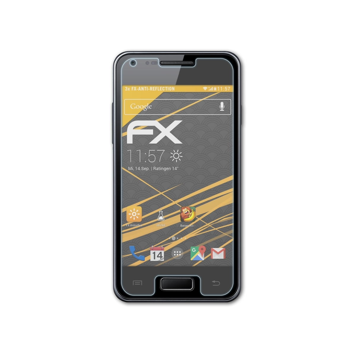 S Displayschutz(für 3x FX-Antireflex Samsung Advance Galaxy (GT-I9070)) ATFOLIX