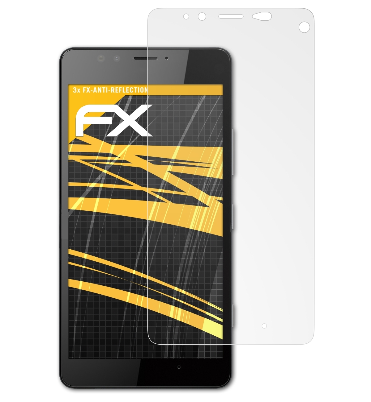 ATFOLIX 3x FX-Antireflex Displayschutz(für Microsoft Lumia 950)