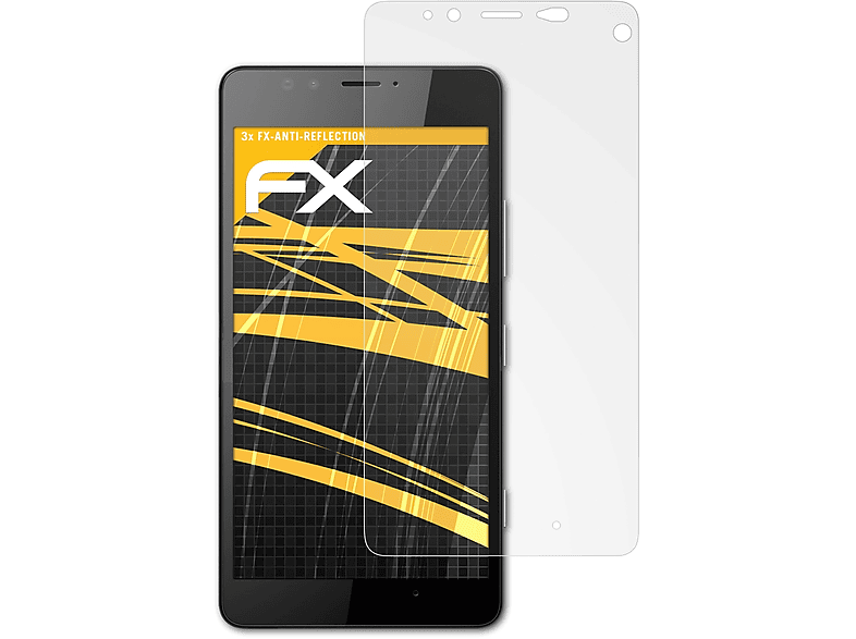 ATFOLIX 3x FX-Antireflex Displayschutz(für Microsoft Lumia 950)