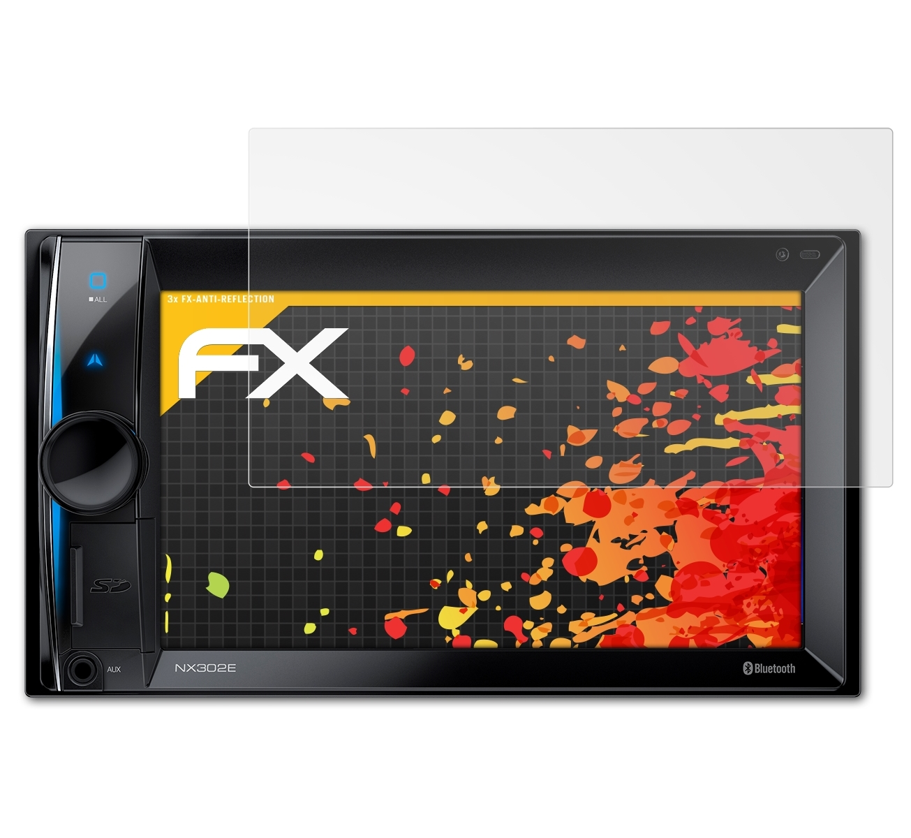 ATFOLIX Displayschutz(für NX302E) FX-Antireflex 3x Clarion