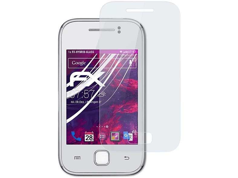 FX-Hybrid-Glass Schutzglas(für Y Samsung Galaxy (GT-S5363)) ATFOLIX
