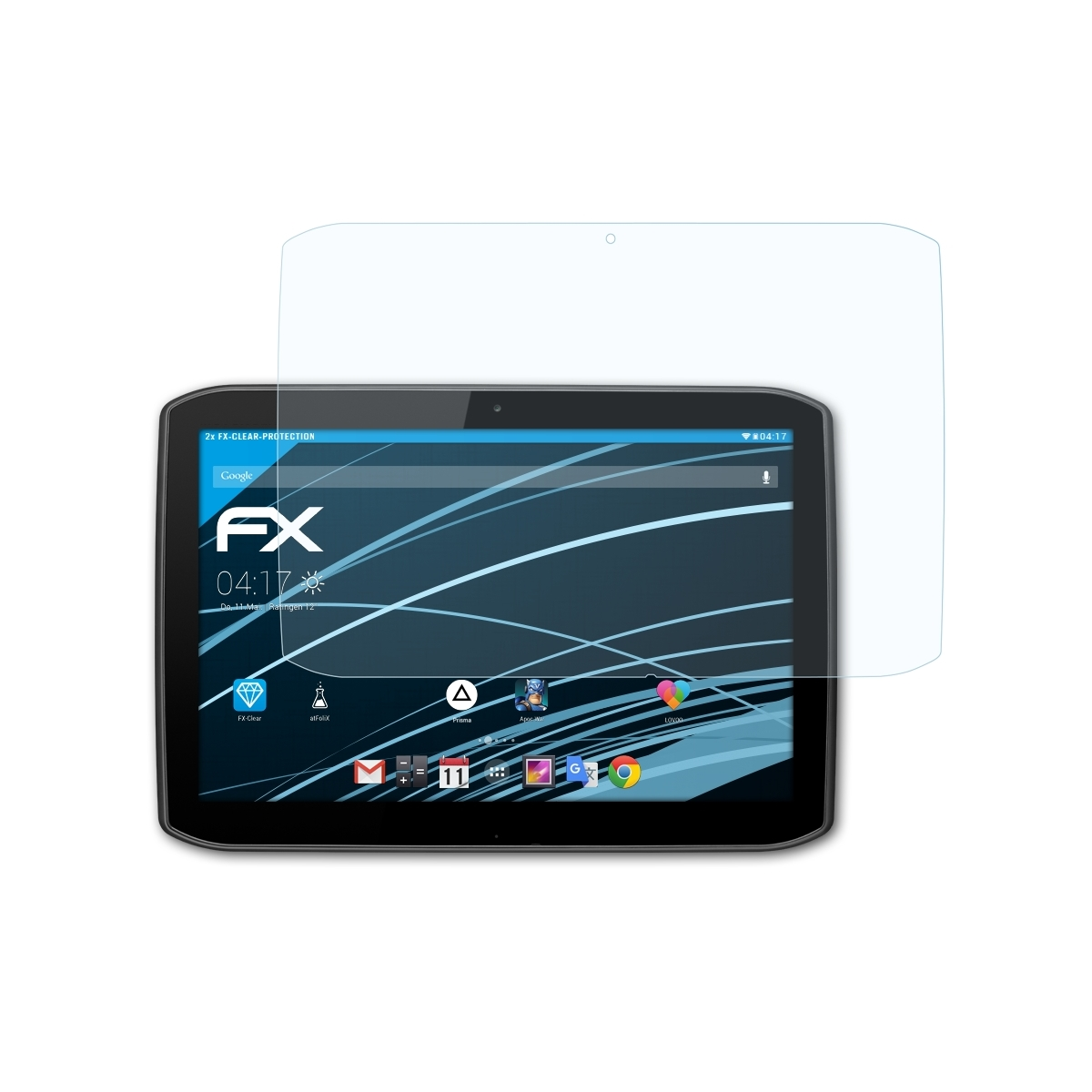Motorola XOOM ATFOLIX Displayschutz(für 2x 2) FX-Clear