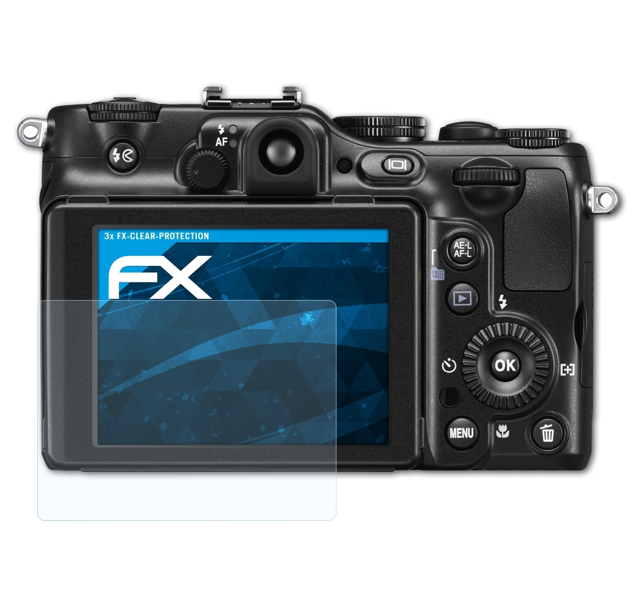 ATFOLIX 3x Coolpix P7100) FX-Clear Displayschutz(für Nikon