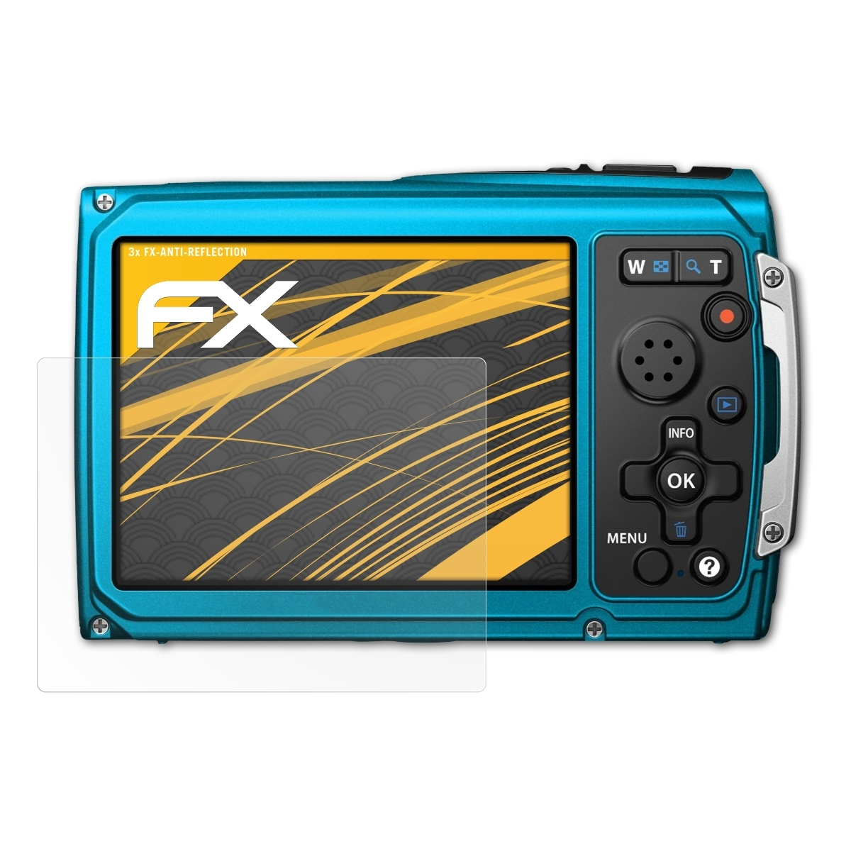 ATFOLIX FX-Antireflex 3x Olympus TG-320) Displayschutz(für
