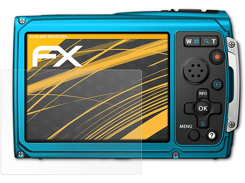 ATFOLIX 3x FX-Antireflex Displayschutz(für Olympus TG-320)