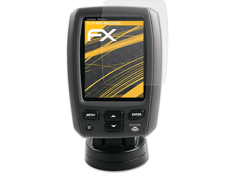 FX-Antireflex ATFOLIX 101/151dv) Displayschutz(für Garmin 3x echo