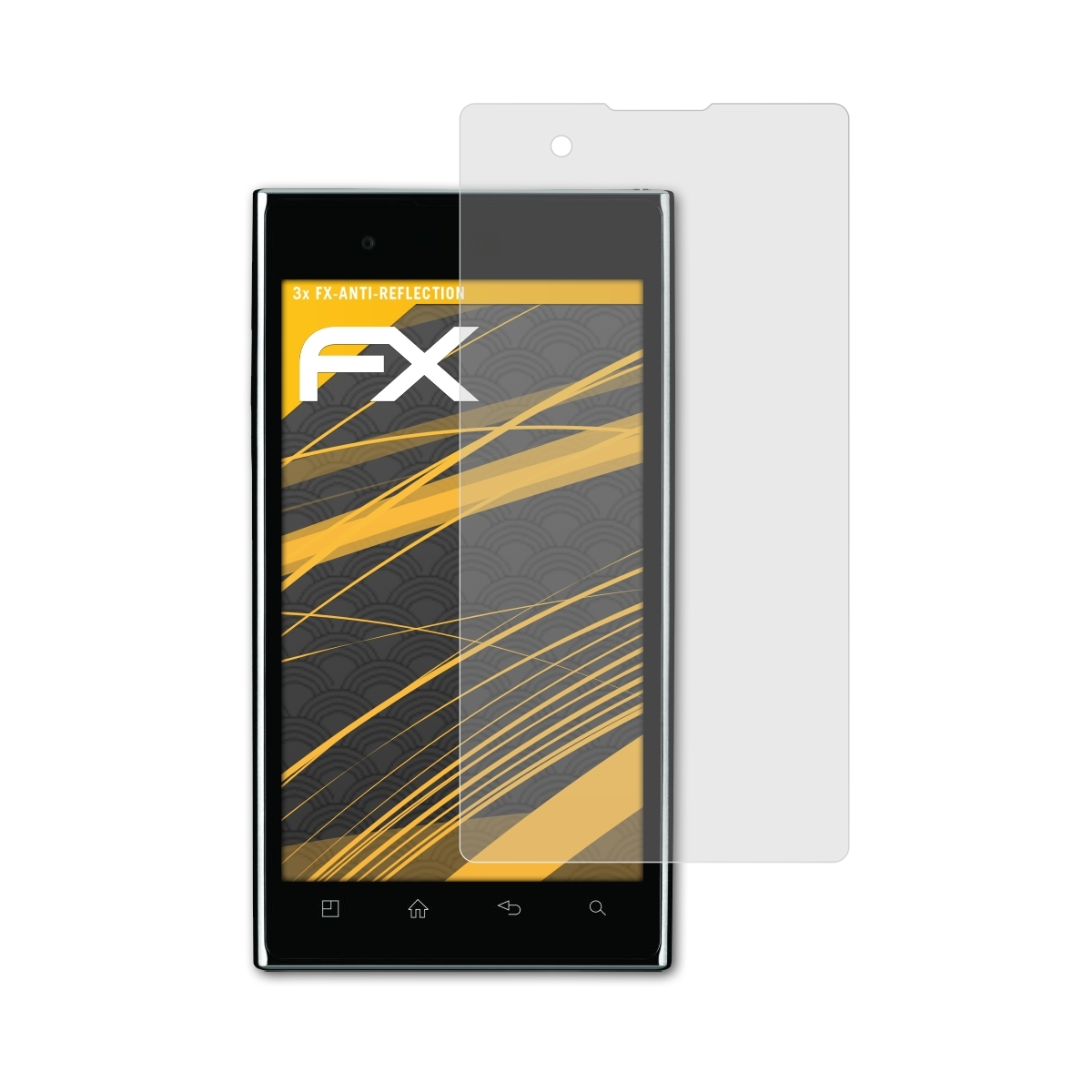 ATFOLIX 3x (P940)) FX-Antireflex Displayschutz(für 3.0 Prada LG Phone